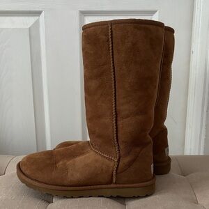 UGG Brown Suede Tall Boots